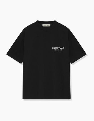 Fear of God Womens Fear of God Essentials FW24 Tee Black - Size: 10/8
