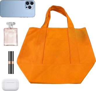 Generic Halloween Tote Bag - Halloween Trick or Treat Tote Bags | Festive Holiday Themed Large Capacity Reusable Carrier for Travel Outdoor Business Trip Beac