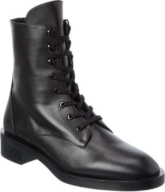 Stuart Weitzman Sondra Sleek Leather Bootie