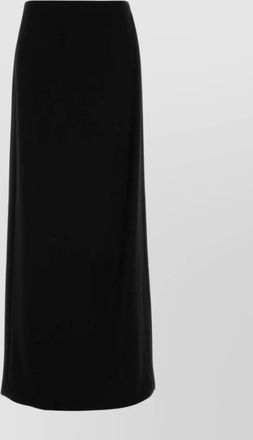 Fendi stretch cady skirt back slit