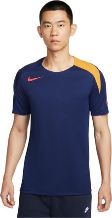 Nike Strike Dri-Fit Short-Sleeve Soccer Top Blue Void Laser Orange HV6401-492