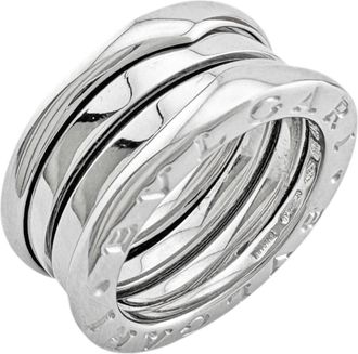 Bulgari White Gold White Gold (18K) Band Ring (Pre-Owned)