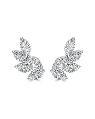 Sabrina Designs 14K 1.03 Ct. Tw. Diamond Cluster Earrings