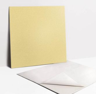 Tulup Pannelli da Parete Autoadesivi - Decorativi - Parete Piastrelle - 9 Pezzi Piastrelle - 9x30x30 cm - Colore Giallo