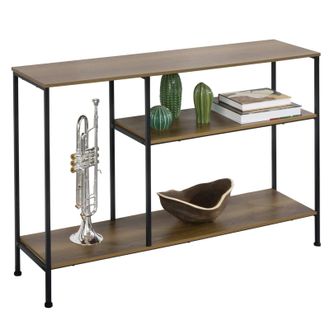 SoBuy Mesa Recibidor De Entrada Consola Auxiliar Aparador De Estilo Industrial 120 X 80x 30 Cm Fsb35-pf Sobuy Es