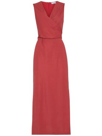 Brunello Cucinelli Wikkeljurk - Rood