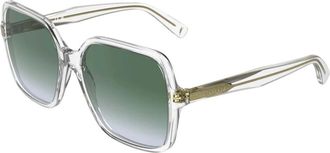 Longchamp Lo 808S Zonnebril - Dames - Zonnebrillen - Grijs - 57 MM - Accessoires