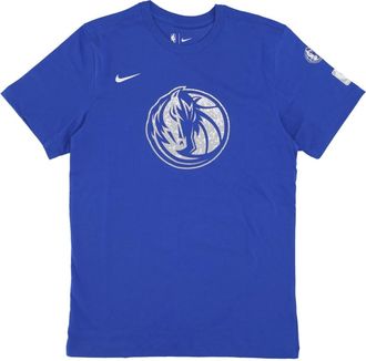 Nike T-Shirts, male, Blue, Size: XL NBA Logo Essential Tee