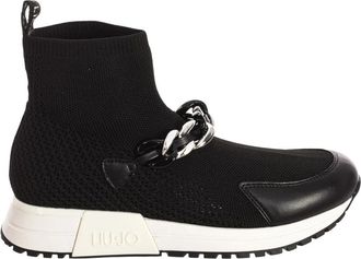 Liu Jo City Sock Chain Sneaker - Dames - Sneakers - Zwart - 39 EU - Schoenen