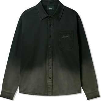 Axel Arigato Cal Shirt - Heren - Casual Overhemden - Zwart - M - Katoen - Overhemden