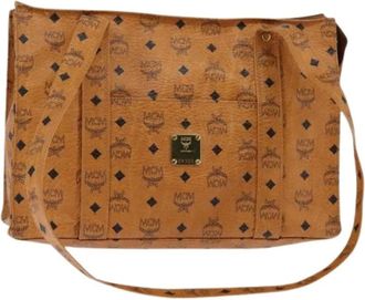 MCM Pre-owned Shoulder Bags, female, Brown, Size: ONE SIZE Pre-owned Tote Bag