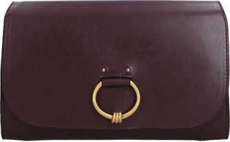 Gianni Chiarini Leren Clutch - Dames - Clutches - Rood - ONE Size - Leer - Tassen