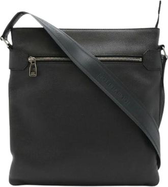 Louis Vuitton Pre-owned Taiga Sasha Schoudertas - Dames - Vintage Schoudertas - Zwart - ONE Size - Leer - Vintage