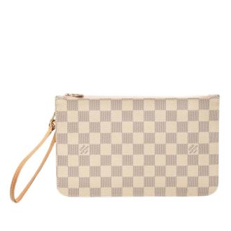 Louis Vuitton Pre-owned Neverfull Pouch - Dames - Pre-owned - Wit - Maat: ONE Size