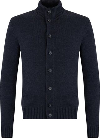 Slowear Zanone Cardigan - Heren - Vesten - Zwart - XL - Wol - Truien & Vesten