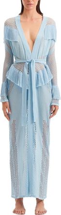 Moeva Itzel Cover Up Resortwear in Blue at Nordstrom, Size X-Small Eu