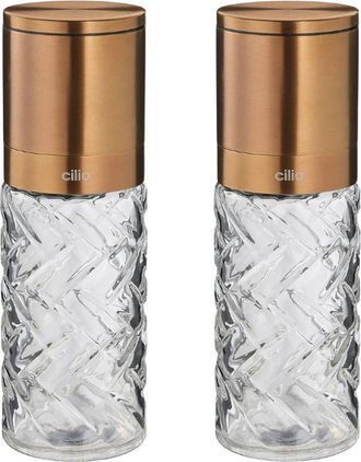 cilio Cristallo Salt or Pepper Mill 2 Piece Set in Copper at Nordstrom