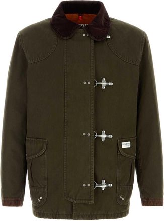Fay Olive Green Canvas Jacket