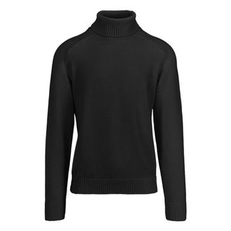 Bomboogie Maglione a Maglia Liscia con Collo Alto - - Knitwear - Uomo - Nero - S