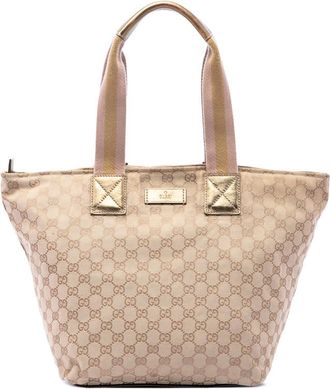 Gucci Pre-owned Gucci GG Canvas Web Tote Ladies M3FUQYIQ70G5VNBG