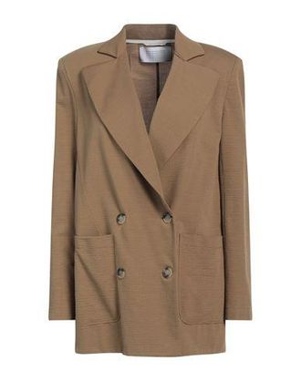 スーツ HARRIS WHARF LONDON Women Suit Jackets A3502MTETE01 Brown Women's Harris Wharf London Women's Suits - up to −84