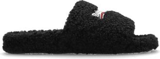 Balenciaga Furry Slides - Dames - Sandalen - Zwart - 36 EU - Schoenen