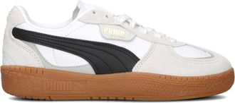 Puma Puma, Schoenen, Dames, Wit, 38 EU, Wol, Witte Leren Modieuze Sneakers