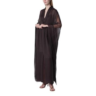 Alberta Ferretti Abito - female - Alberta Ferretti - Maxi Dresses - Brown - M - Dresses