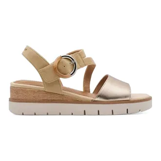 Tamaris Tamaris, Wedges, female, Beige, Size: 11 US Tamaris Sandals Beige