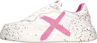 John Richmond Leren en kunstleren sneakers - Dames - Sneakers - Wit - 38 EU - Leer - Schoenen