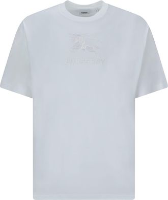Burberry White Cotton T-shirt