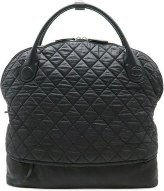 Chanel Pre-owned Handbags, female, Black, Size: ONE SIZE Pre-owned Vintage Handbag