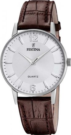 Festina F20690-2 Mens Classic Watch - Silver - One Size