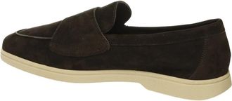 Frau Mocassins met dubbele gesp - Heren - Loafers - Bruin - 40 EU - Leer - Schoenen