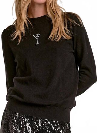 Elan Martini Sweater In Black