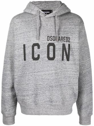 Dsquared2 Hoodie met logoprint - Grijs