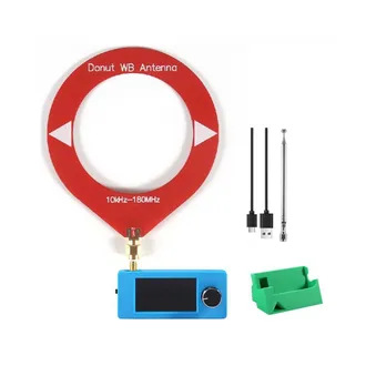 OEM Si4732 Radio Portatile 10 Khz-180 Mhz Sw Mw Vhf Fm/am/lsb/usb, Schermo Da 1,9 Pollici, Radio + Supporto Con Amplificatore