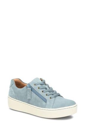 B&oslash;rn Moxie Zip Sneaker in Light Blue Suede at Nordstrom Rack, Size 8.5