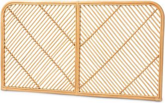 Baxton Studio Sakina Rattan Queen Size Wall-Mount Headboard