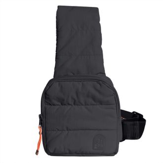 Parajumpers Womens One Shoulder Puffer Bag In Black