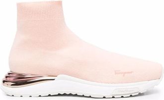 Ferragamo Ladies Creole Pink Sneakers, US Size 10.5