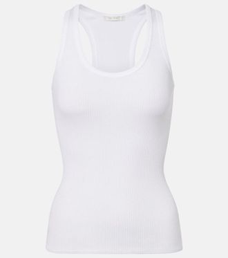 The Row Cendrea ribbed-knit cotton tank top