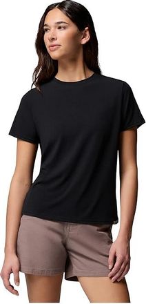Columbia Csc Soft Stretch Short Sleeve T-Shirts Womens Clothing Black : SM, Elastane/Polyester/Rayon