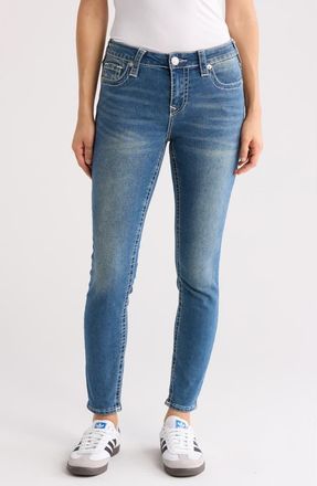 True Religion Jennie Big T Mid Rise Skinny Leg Jeans in Light Frostbitten at Nordstrom Rack, Size 25