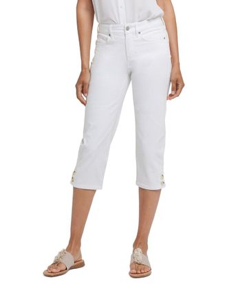 NYDJ Marilyn Optic White Crop Jean