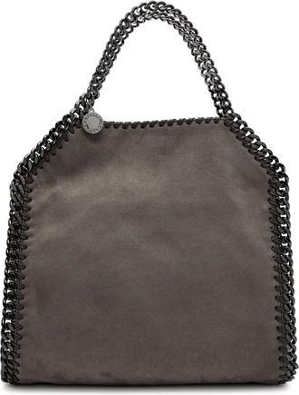 Stella McCartney Stella Mccartney Falabella Mini Faux Suede top Handle bag - Tan - One Size