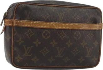 Louis Vuitton Pre-owned Clutches, female, Brown, Size: ONE SIZE Pre-owned Vintage Monogram Clutch
