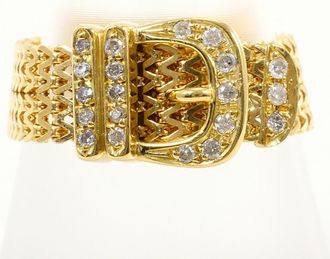 C&A Yellow Gold Yellow Gold (18K) Band Ring (Pre-Owned)