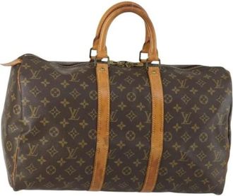 Louis Vuitton Pre-owned Weekend Bags, female, Brown, Size: ONE SIZE Pre-owned Weekend Bag