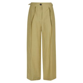 Tela Wide Trousers, female, Green, Size: XS Wide Trousers